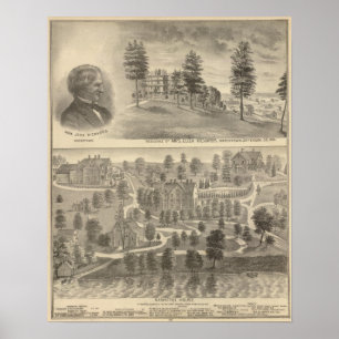 Richards Wohnsitz, Haus Watertowns Nashotah Poster