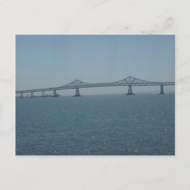 Richardson Bay Bridge Postkarte (Vorderseite)