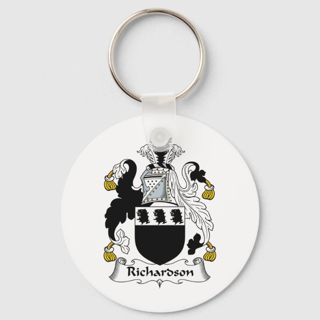 Richardson Familienwappen Schlüsselanhänger (Vorderseite)