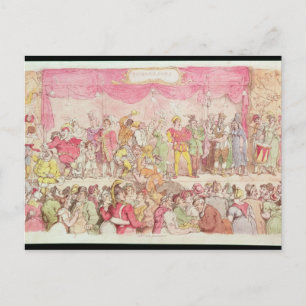 Richardson's Theater, herausgegeben von Ackermann' Postkarte