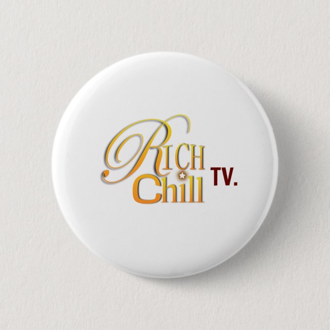 RichChillTV Logo-Knopf Button (Vorderseite)