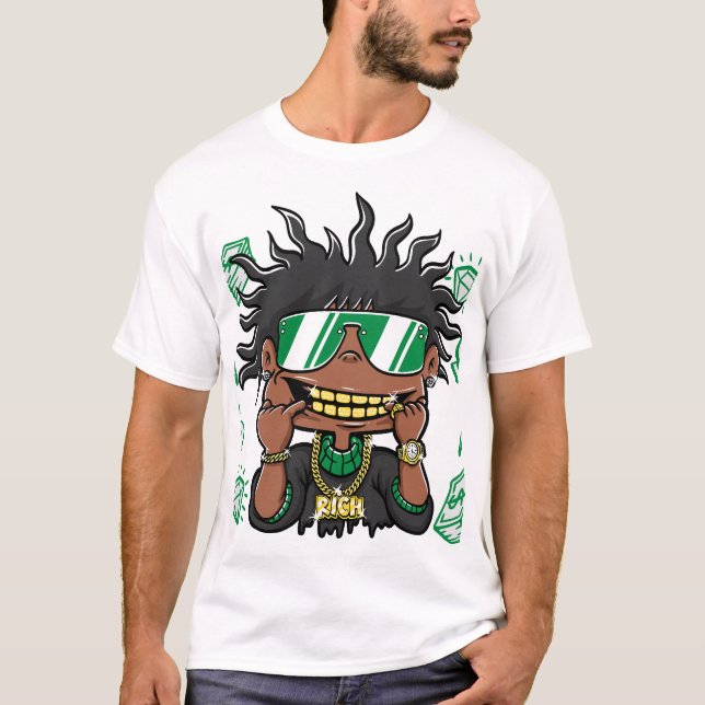 Riche et téméraire : T-shirts riches en dessins an (Devant)