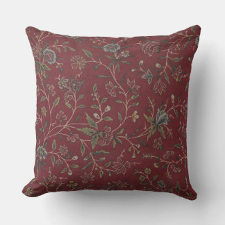 Riche Oreiller Floral Indien