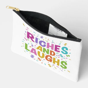 Riches and Laughs Print Cut Sew Bag Zubehörtasche