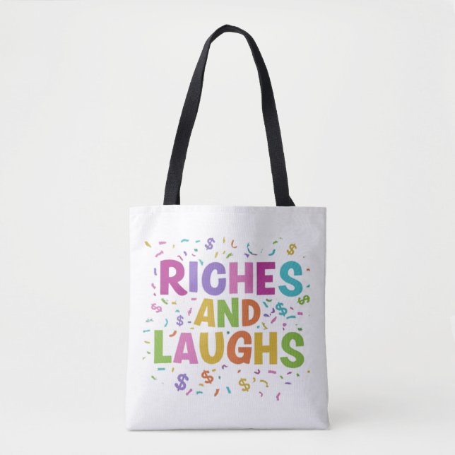 Riches et rires Conception du Sac fourre-tout de l (Devant)