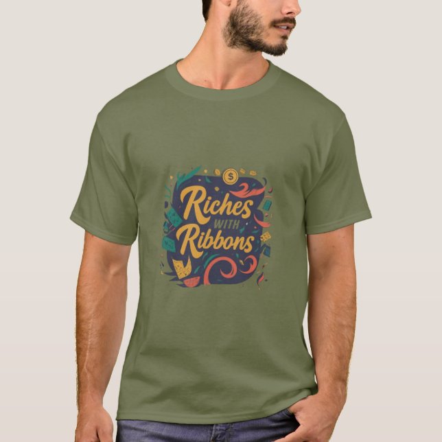 Riches mit Ribbons. T-Shirt (Vorderseite)