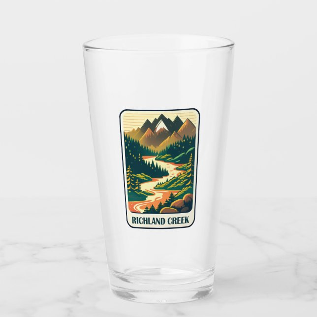 Richland Creek Arkansas Colors Glas (Vorderseite)
