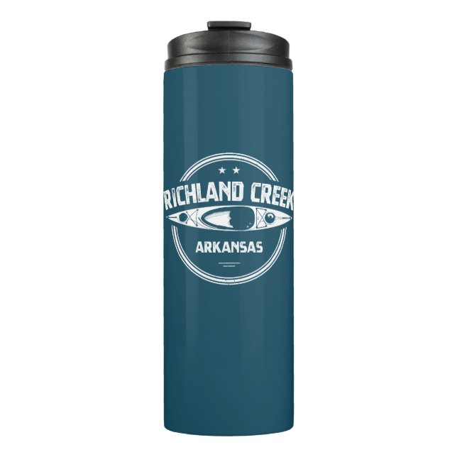 Richland Creek Arkansas Kayaking Thermosbecher (Vorderseite)