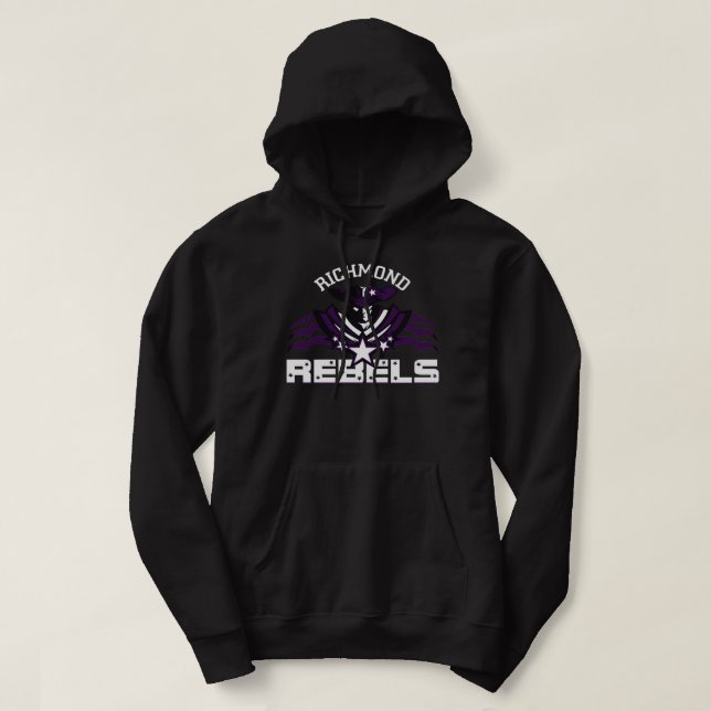 Richmond 6. Klasse | Adult Black Hoodie (Design vorne)