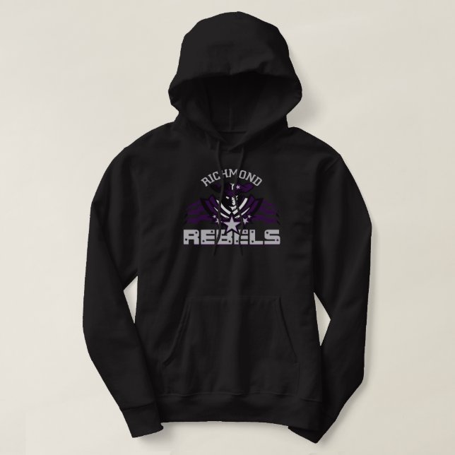 Richmond 6. Klasse | Adult - graue Logos Hoodie (Design vorne)