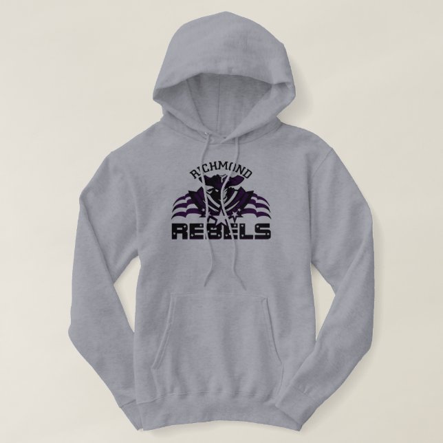 Richmond 6. Klasse | Adult Gray Hoodie (Design vorne)