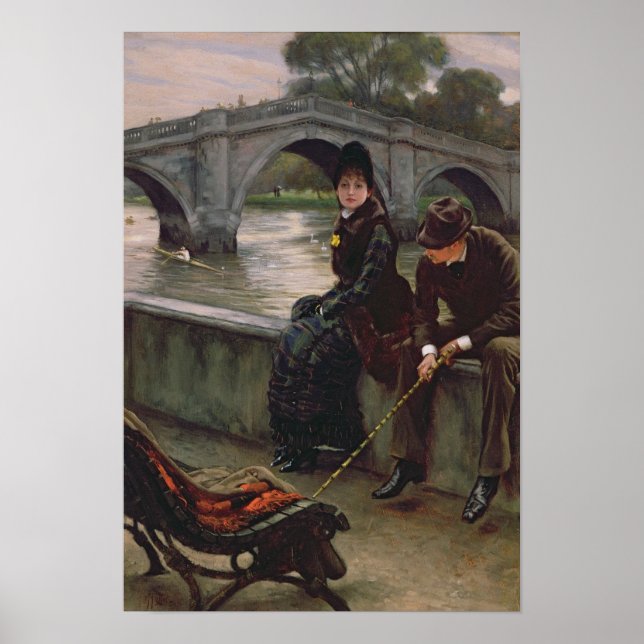 Richmond Bridge, c.1878 Poster (Vorne)