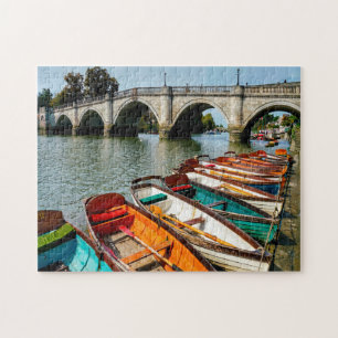 Richmond Bridge Londres. Jigsaw Puzzle
