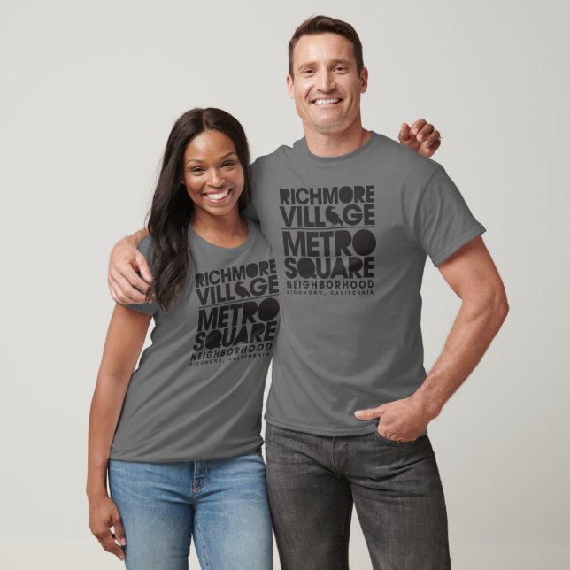 Richmond CA Richmore Village Metro Square T-Shirt (Unisex)