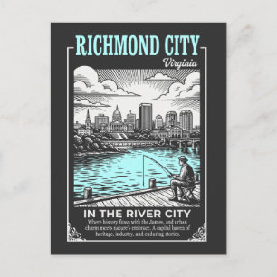 Richmond City Virginia In Der River City Postkarte
