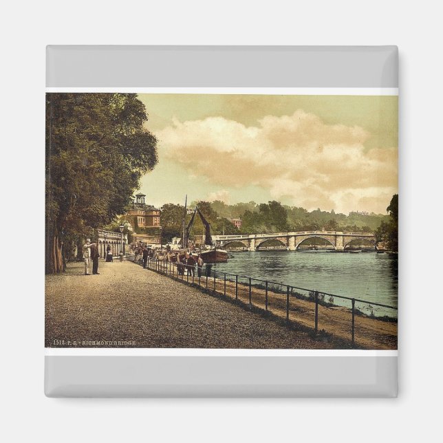 Richmond, die Brücke, London und Vororte, England Magnet (Vorne)