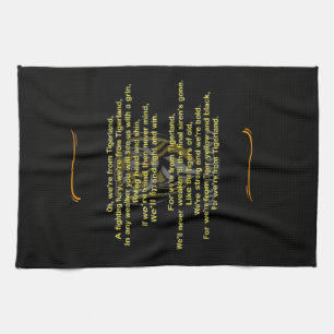 Richmond Football Club Thema Song on Teetuch Geschirrtuch