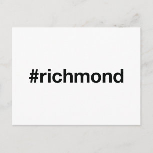 RICHMOND Hashtag Postkarte