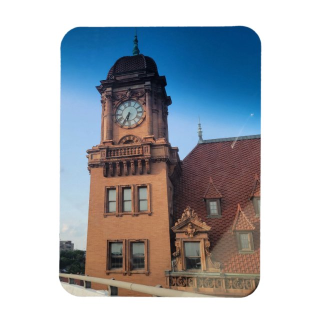 Richmond Main Street Station Tower Magnet (Vertikal)