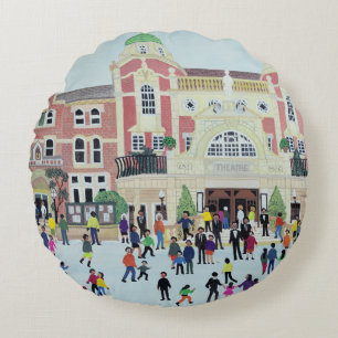 Richmond-Theater London Rundes Kissen