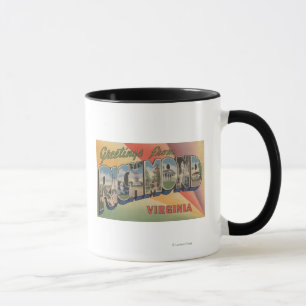 Richmond, Virginia - große Buchstabe-Szenen Tasse