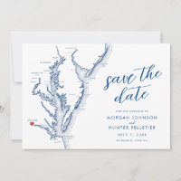 Richmond Virginia Map Modern Wedding