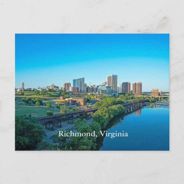 Richmond, Virginia Panoramasicht Postkarte (Vorderseite)