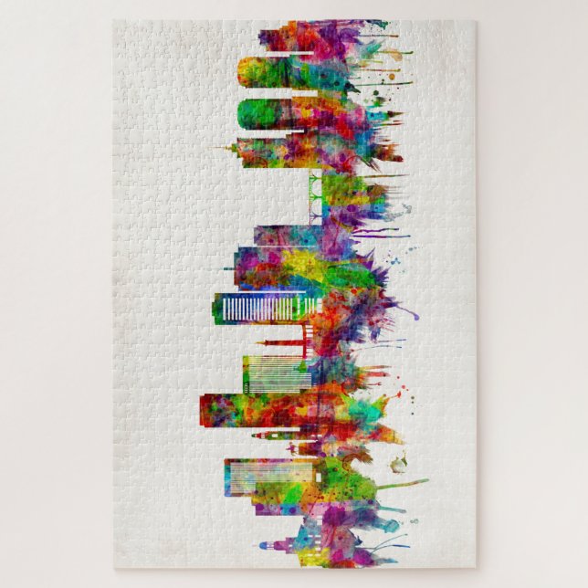 Richmond Virginia Skyline (Vertikal)