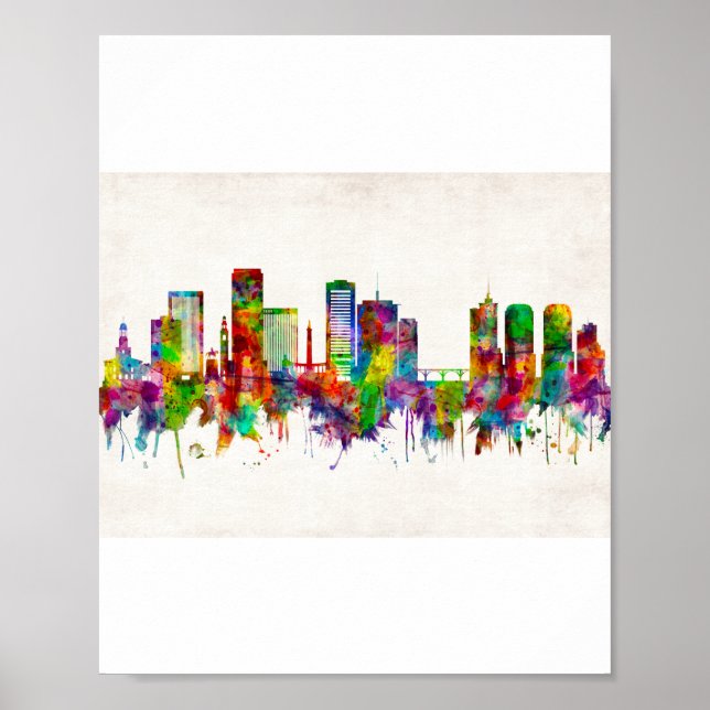 Richmond Virginia Skyline Poster (Vorne)