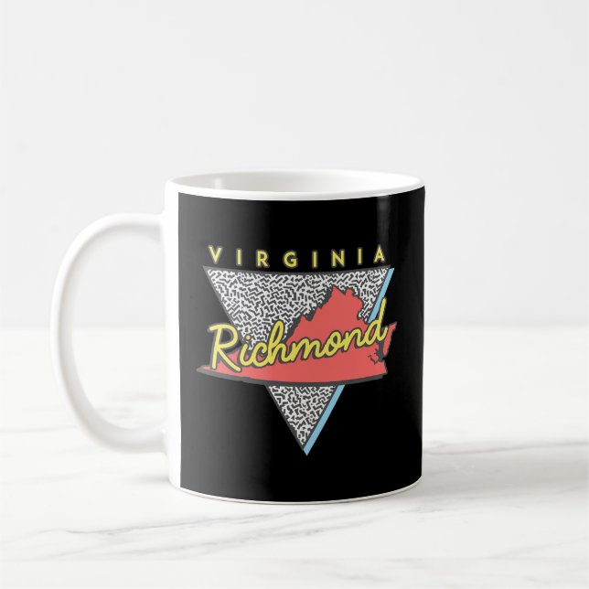 Richmond Virginia Triangle Va City Kaffeetasse (Links)