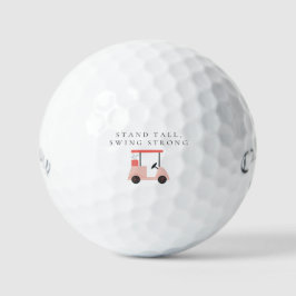 "Richt dich auf, hol Schwung raus" Stärkend Erhebe Golfball