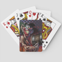 Richten Sie das Clowspielkartendeck Spielkarten