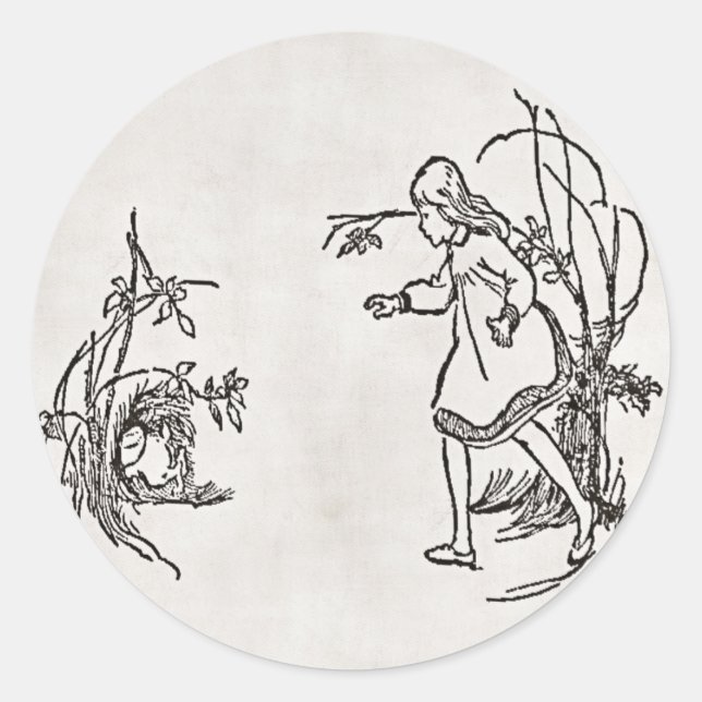 Richten Sie den Kaninchenhalter ab Runder Aufkleber (Vorderseite)