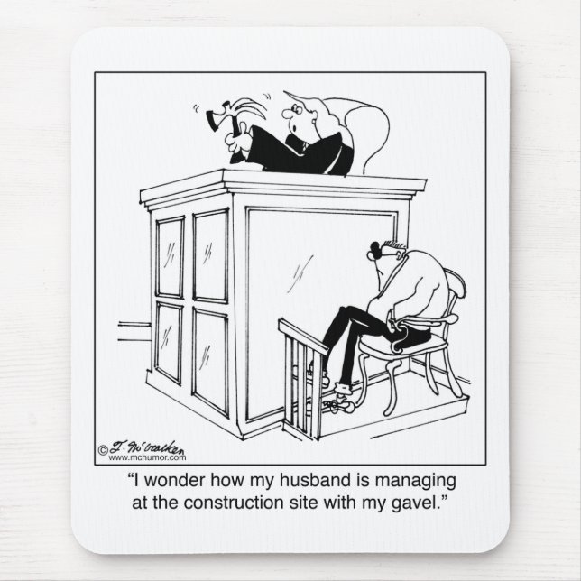 Richter benutzt einen Hammer, nicht einen Hammer Mousepad (Vorne)