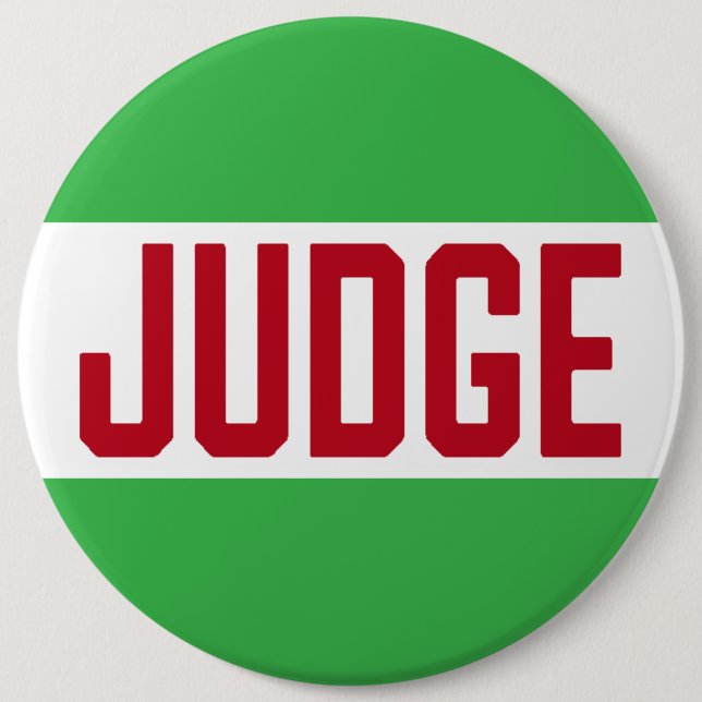 Richter des Holiday Baking Cookie Contest Button (Vorderseite)