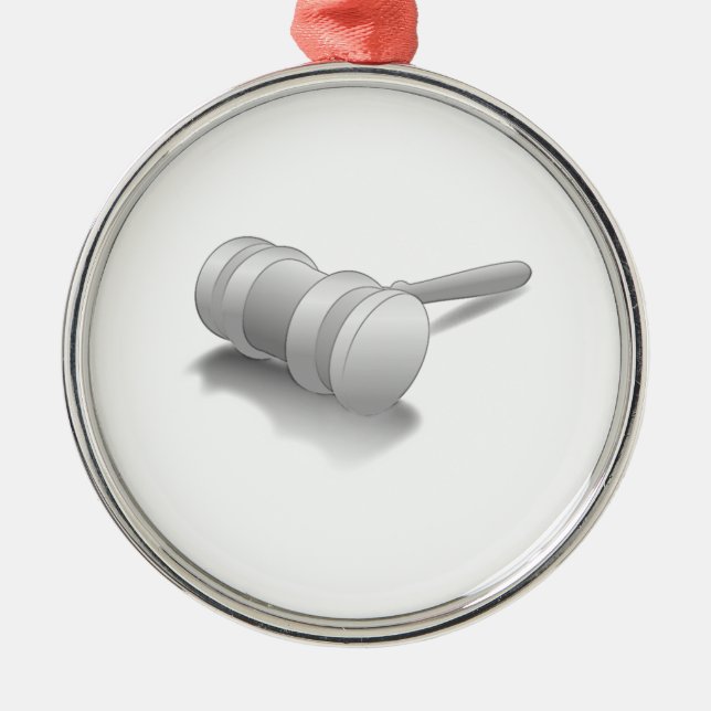 Richter-Hammer Ornament Aus Metall (Vorne)