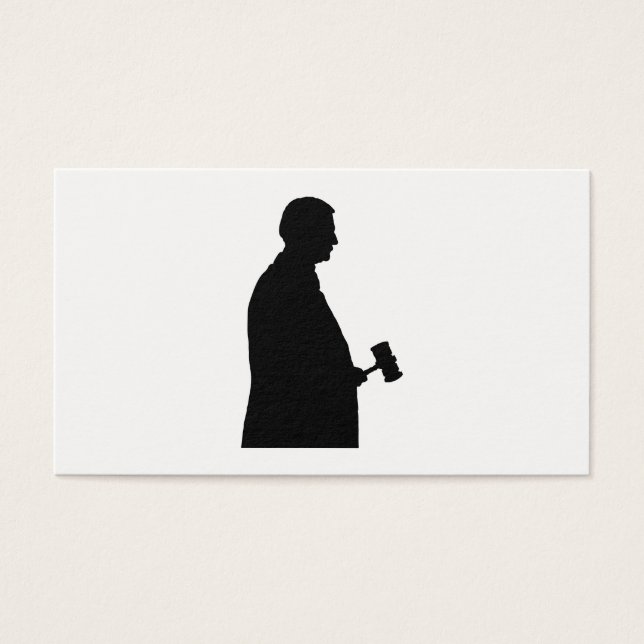 Richter mit Hammer-Silhouette (Vorderseite)