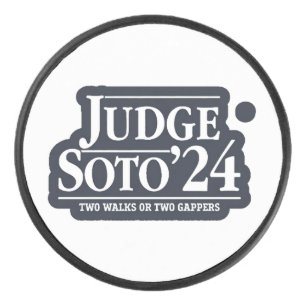 Richter Soto24 - Funny Gifts for Baseball Fans Eishockey Puck