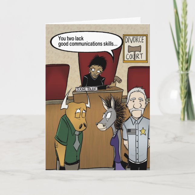 Richter Tolers Scheidungsgericht Karte (Vorderseite)