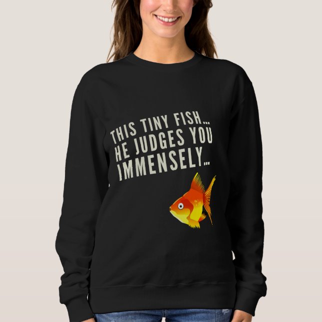 Richterfisch Sweatshirt (Vorderseite)