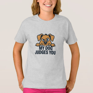 Richterlicher Hundegesicht Lustige Sarkastische Zi T-Shirt