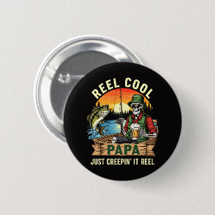 Richtig cooler Papa, der es richtig creepy macht Button