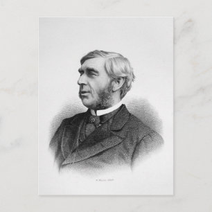 Richtig Ehrenwort George J. Goschen Postkarte