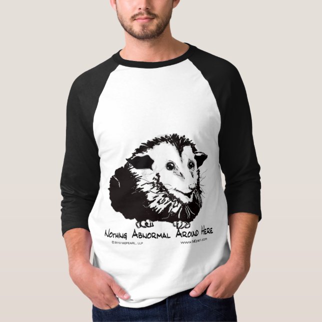 Richtige Opossumoberbekleidung für Männer T-Shirt (Vorderseite)