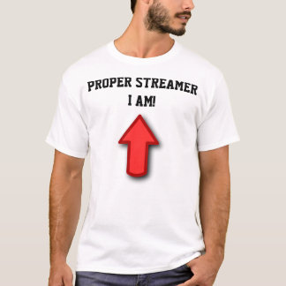 Richtiger Ausläufer bin ich! Der weiße T - Shirt