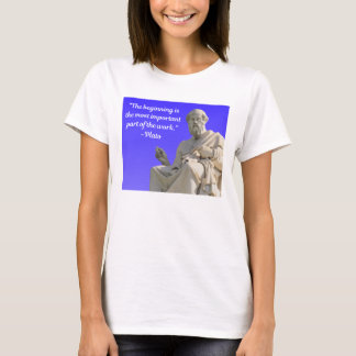Richtiges Zitat 1 - Plato - T - Shirt für Frauen