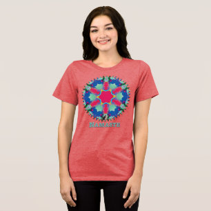 Richtlinie Namaste Kaleidoskop-T - Shirt