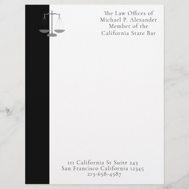 Richtskala Briefbogen (Vorderseite)