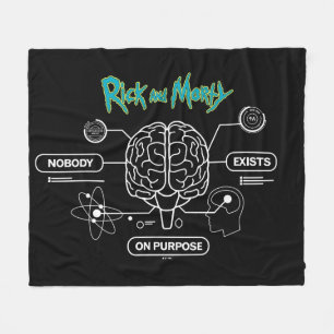 RICK AND MORTY™   Backup-Gehirn herunterladen Fleecedecke