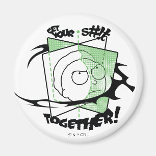 RICK AND MORTY™ Bring deine Scheiße in Ordnung! Magnet